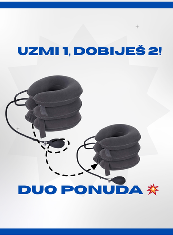 CERVIKAL - Vazdušni Jastuk za Istezanje Vrata x 2 ( 2 vazdušna jastuka )