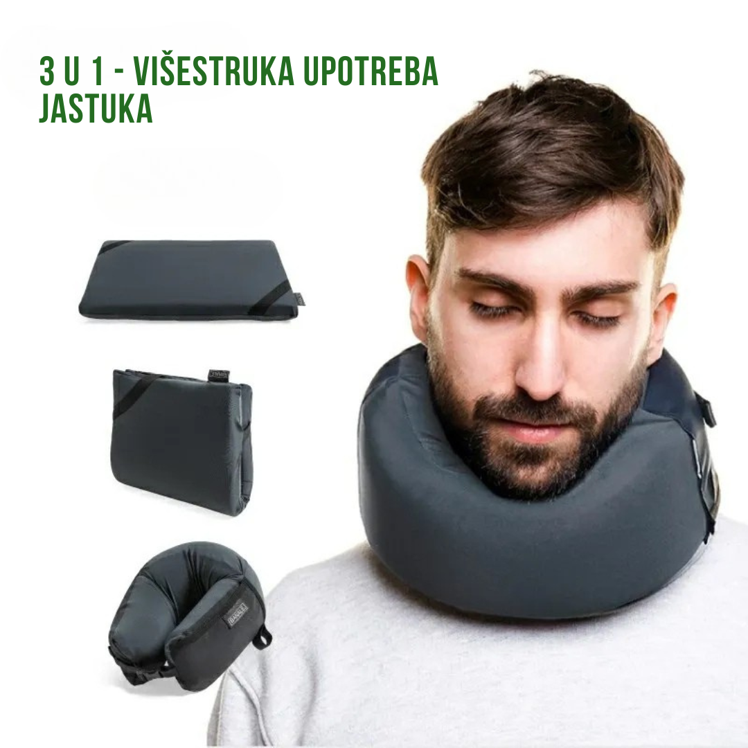 OMNI 3u1 Jastuk za vrat od Memorijske Pene